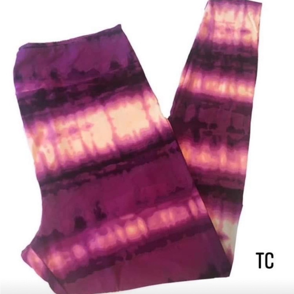Adult Leggings - Tie-Dye Pink
